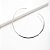 Choker Lisa Flat Banho de Ródio Branco - Imagem 1