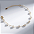 Pulseira Pérolas e Elos Banho de Ouro 18k - Imagem 1