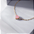 Colar Coração Rosa Claro Fusion Banho de Ouro 18k - Imagem 2