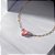 Colar Coração Rosa Fusion Banho de Ouro 18k - Imagem 2