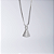 Colar Nossa Senhora Aparecida Zircônias Banho de Ródio Branco - Imagem 2