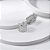 Piercing Cinco Linhas Banho de Ródio Branco - Imagem 2
