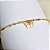 Pulseira Infantil VQzinha Borboleta Rosa Banho de Ouro 18k - Imagem 1