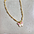 Pulseira Infantil VQzinha Borboleta Rosa Banho de Ouro 18k - Imagem 3