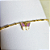 Pulseira Infantil VQzinha Borboleta Lilás Banho de Ouro 18k - Imagem 1
