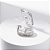 Argola Oval Zircônia Incolor Detalhes - Imagem 2