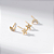Duo Mini Brinco Lua Estrela Cravejada Incolor - Imagem 5
