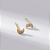 Duo Mini Brinco Lua Estrela Cravejada Incolor - Imagem 3