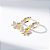 Brinco Argola VQzinha Libélula  Banho de Ouro 18k - Imagem 2