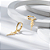Brinco Mini Argola Infantil Fada Banho de Ouro 18k - Imagem 3