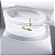 Brinco Argola Anzol Pingente Triangular Colorido Banho de Ouro 18K - Imagem 2
