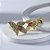 Brinco Orquídea Zircônia Rubi Banho de Ouro 18k - Imagem 2