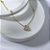 Colar Gota Blue Sky Detalhes Zircônias Banho de Ouro 18k - Imagem 2