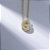 Colar Letra Inicial Bubble Zircônias Banho de Ouro 18k - Imagem 7
