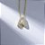Colar Letra Inicial Bubble Zircônias Banho de Ouro 18k - Imagem 1