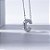 Colar Letra Inicial Bubble Zircônias Banho de Ródio Branco - Imagem 4