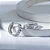 Duo de Argolas Quatro Zircônias Incolor Banho de Ródio Branco - Imagem 2