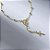 Pulseira Terço Nossa Senhora Aparecida Banho de Ouro 18k - Imagem 1
