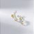 Ear Hook Pontos de Luz Banho de Ouro 18k - Imagem 1