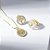 Conjunto Colar e Brinco Árvore da Vida Banho de Ouro 18k - Imagem 1