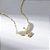 Colar Espírito Santo Zircônias Banho de Ouro 18k - Imagem 1
