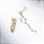 Brinco Ear Line Zircônias Banho de Ouro 18k - Imagem 3