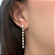 Brinco Ear Line Zircônias Banho de Ouro 18k - Imagem 4