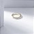 Anel Zircônias Baguetes Incolor Banho de Ouro 18k - Imagem 2