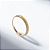Anel Detalhes Zircônia Incolor Banho de Ouro 18k - Imagem 1