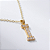 Colar Letra Inicial Zircônias Baguetes Banho de Ouro 18k - Imagem 10