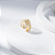 Piercing Detalhes Incolor Três Linhas Banho de Ouro 18k - Imagem 3