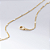 Tornozeleira Mini Esferas Flat Banho de Ouro 18k - Imagem 1