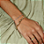 Pulseira Elos Fecho Boia Banho de Ródio Branco - Imagem 4