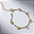 Pulseiras Trevos Vazados Banho de Ouro 18k - Imagem 2