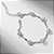 Pulseiras Trevos Vazados Banho de Ródio Branco - Imagem 1