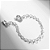 Pulseiras Elo Português Detalhes Banho de Ródio Branco - Imagem 1