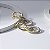 Brinco Longo Correntes Detalhe Zircônias Banho de Ouro 18k - Imagem 1