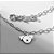 Pulseira Pet Pingente Cachorro Banho de Ródio Branco - Imagem 2