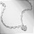 Pulseira Pet Pingente Cachorro Banho de Ródio Branco - Imagem 1