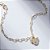 Pulseira Pet Pingente Cachorro Banho de Ouro 18k - Imagem 1
