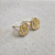Brinco Espiral Cravejado Incolor Banho de Ouro 18k - Imagem 2
