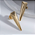 Brinco Spike Banho de Ouro 18k - Imagem 3