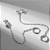 Duo de Argolas Ear Line Cravejado Banho de Ródio Branco - Imagem 2