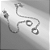 Duo de Argolas Ear Line Cravejado Banho de Ródio Branco - Imagem 1