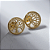 Brinco Árvore da Vida Flat Banho de Ouro 18k - Imagem 1