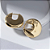 Argola Detalhes Lisa Banho de Ouro 18k - Imagem 6