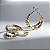 Argola Dupla Canutilhos Banho de Ouro 18k - Imagem 1