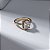Anel Solitário Oval Detalhes Zircônias Banho de Ouro 18k - Imagem 2