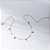 Colar Gotas Zircônias Morganite Banho de Ouro 18k - Imagem 3