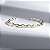 Bracelete Detalhe Elos Banho de Ouro 18k - Imagem 1
